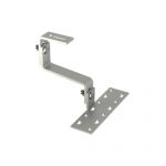 பளபளப்பான ஓடு கூரைக்கான சோலார் பிவி பிராக்கெட்டின் உலோகப் பகுதி